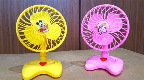 Unboxing And Review Cute Mini Small Baby Toy Fan Battery Operated Youtube