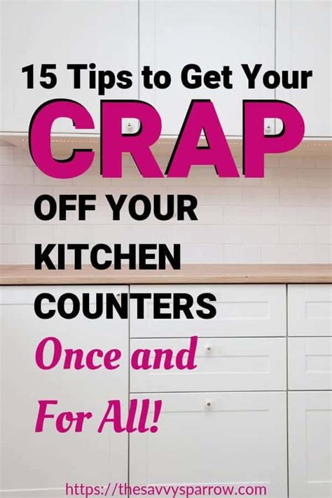 How To Declutter Kitchen Counters And Keep Countertops Organized 2 1