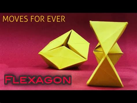 How To Make An Origami Flexagon Easy Youtube