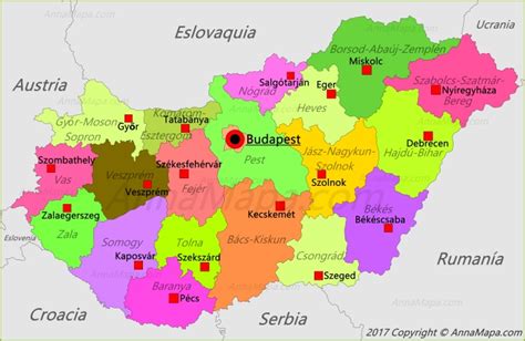 Saiba mais com este mapa online interativa detalhado hungria fornecida pelo google mapa. Mapa de Hungría - AnnaMapa.com