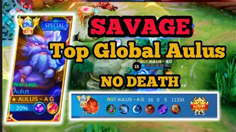 Savage Top Global Aulus Kill No Dead Build Terupdate Tersakit