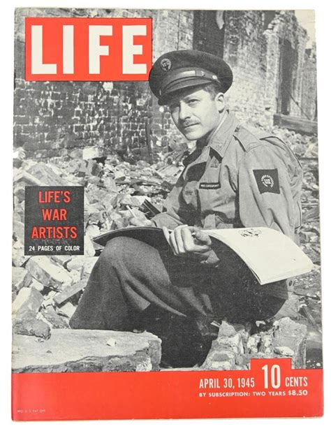 Worldwarcollectibles Us Ww2 Life Magazine 30 April 1945