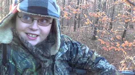 Masons First Antlered Buck Youtube