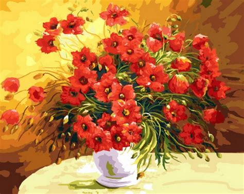 Frameless Oil Painting By Numbers Paint By Number For Home Decor Oil