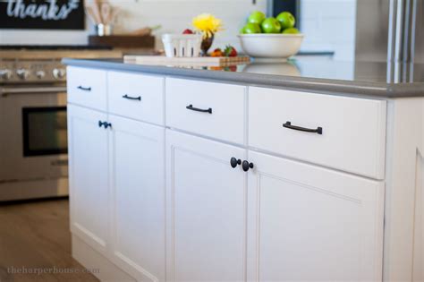 At knobs.co, you can find modern cabinet pulls and handles to accentuate the visual appeal of your kitchen or bathroom. Kitchen Hardware: 27 Budget Friendly Options | The Harper ...