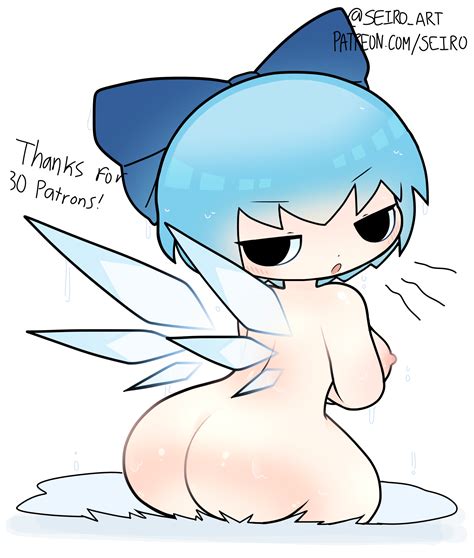 rule 34 areola ass big breasts big butt boobs and butt pose breasts cirno nipples seiro art