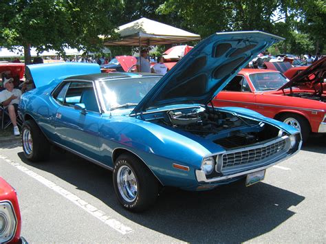 The 1972 amc javelin amx packs some serious power under the hood. File:1972 AMC Javelin blue NC-fr.jpg - Wikimedia Commons