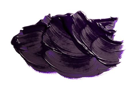 Mancha De Pintura Al óleo Abstracta Púrpura Trazo De Pincel De Pintura