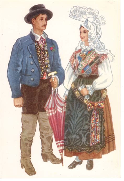 National Costume Of Slovenia Folk Clothing Folk Dresses Old World