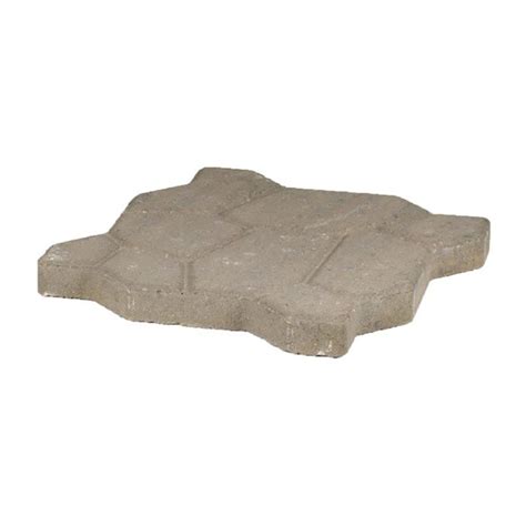 Oldcastle 12050235 16 Inch Charcoal Tan Riverwalk Patio Stone At
