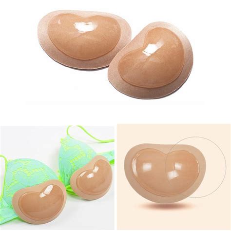Buy 1pair Women Breast Push Up Pads Swimsuit Accessories Silicone Bra