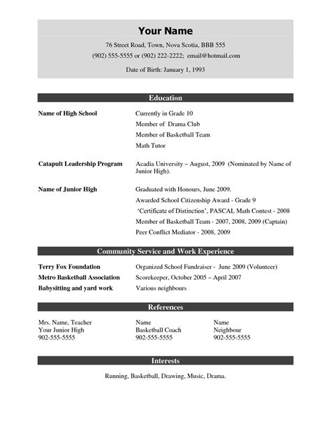 12 Different Resume Formats In Word For Your Application