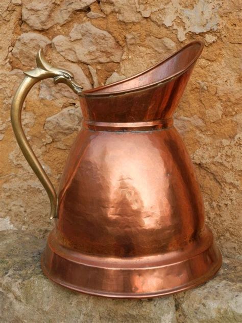 Antique kitchen tools by cooper. Vintage French Copper Pan. Large Antique by ...