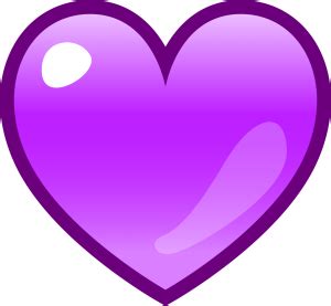 Purple Heart Emoji Png Full Hd Png