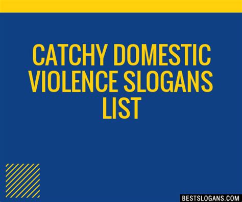 30 Catchy Domestic Violence Slogans List Taglines Phrases And Names 2021