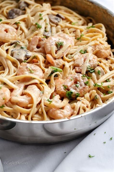 Creamy Shrimp Pasta | Recipe | Tagliatelle recipe, Pasta dishes ...