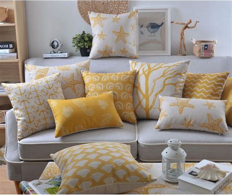Cushion Ideas For Yellow Sofa Egyptionhoster