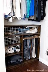 Closets are almost always incredibly simple featuring in most cases nothing but a shelf and a big empty space with a rod for hanging clothes onto. DIY Plywood Closet Organizer Build Plans - Houseful of ...