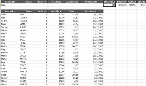 Fun Es De Banco De Dados No Excel Planilha Gratuita