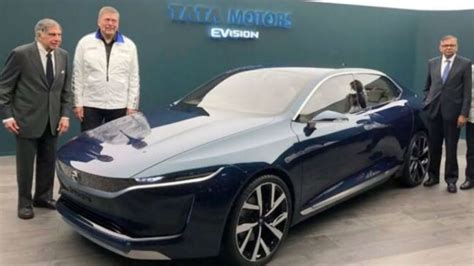 Tata E Vision Concept Sedan Unveiled At Geneva Motor Show All You Need