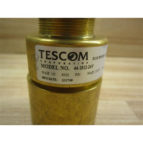Tescom 44-1812-24V High Pressure Regulator - New No Box - Mara Industrial