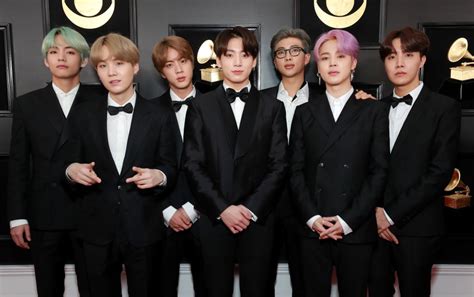 Bts 2019 Grammy Awards Outfits Being Displayed At The Grammy Museum