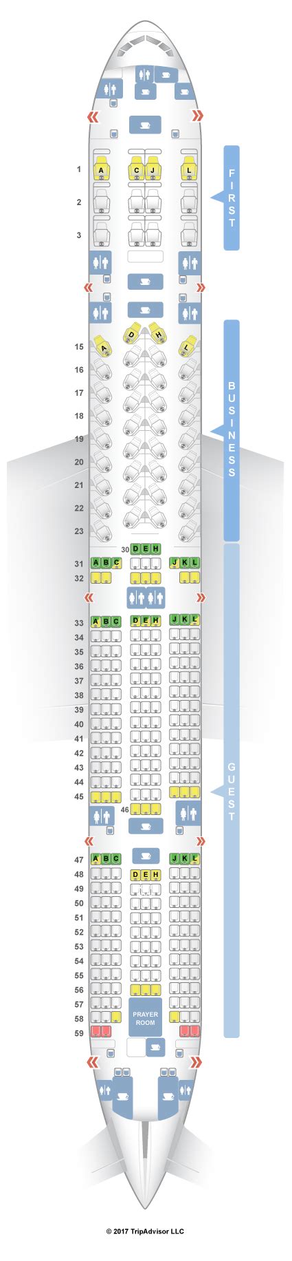 Seatguru Seat Map Saudia Boeing 777 300 773 Three Class V2