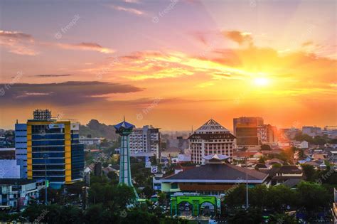 Premium Photo Beautiful Sunset View In Semarang