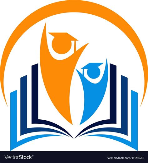 Education Logo vector image on | Education logo, Education ...