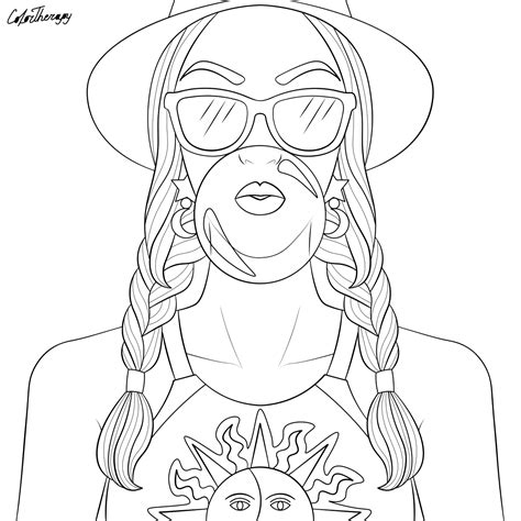 66 Vsco Girl Coloring Pages Printable Gincoo Merahmf