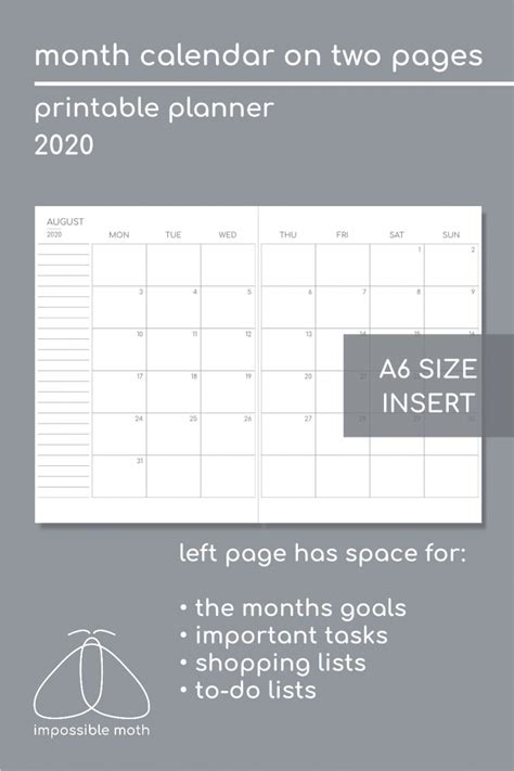 Printable Lined Monthly Calendar 2020 Free Letter Templates