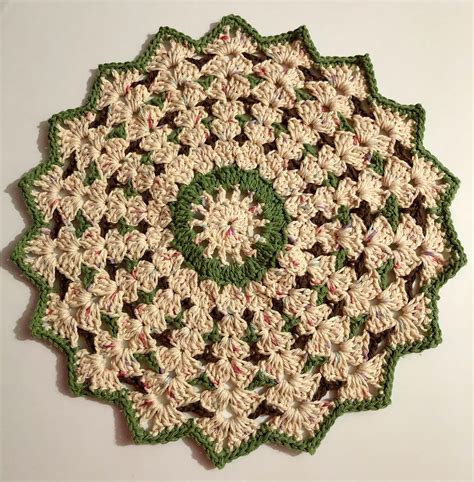 Crochet Shell Stitch Round Doily | FaveCrafts.com