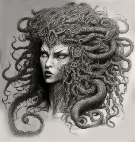 Premium Ai Image Fantasy Style And Characters Medusa Gorgon
