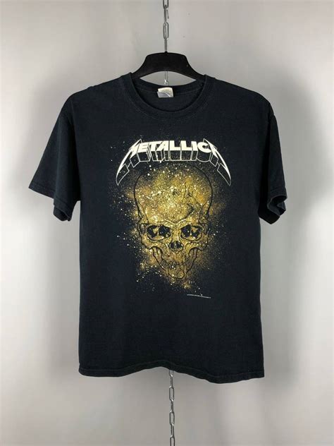 Vintage Vintage 2008 Metallica Band Tee T Shirts Rock Metal Size L