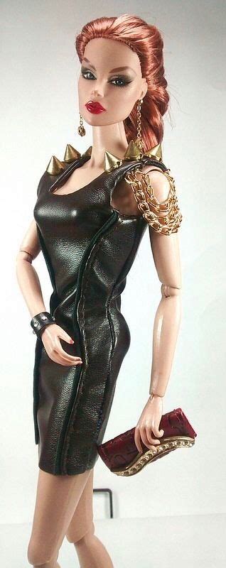 Pin By 🏦⚜teryl⚜🏦 On Dolls Black Leather Fashion Bodycon Dress Dresses