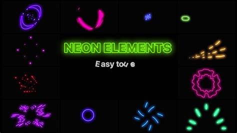 Neon Elements Pack Premiere Pro Mogrt 0055 Sbv 338489534 Storyblocks