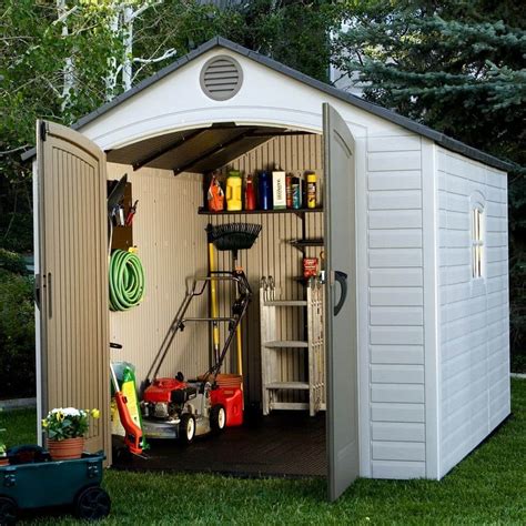 Lifetime 8 Ft X 10 Ft Outdoor Storage Shed 6405 The Home Depot