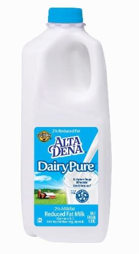 Dairy Pure 2 Reduced Fat Milk 12 Gal Qfc