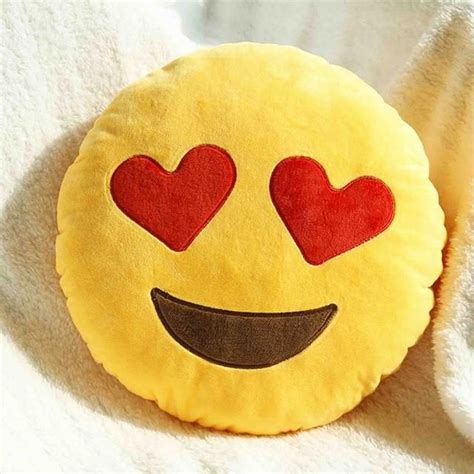 Emoji Decorative Throw Pillow Stuffed Smiley Cushion Home Decor For