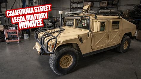 California Street Legal Military Humvee 😳 Youtube