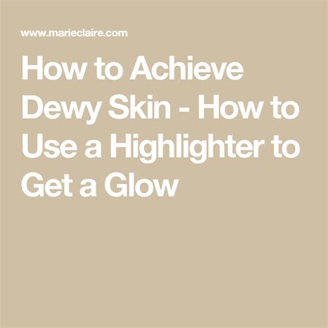 How To Actually Achieve Perfectly Dewy Skin Dewy Skin Skin