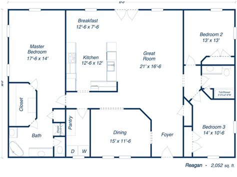 Barndominium Floor Plans 40x60 Joy Studio Design Gallery