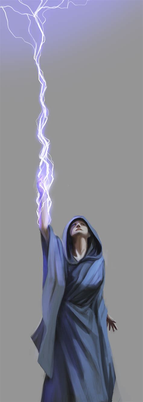 Lightning Wizard Sketch By Entroz On Deviantart Lightning Art