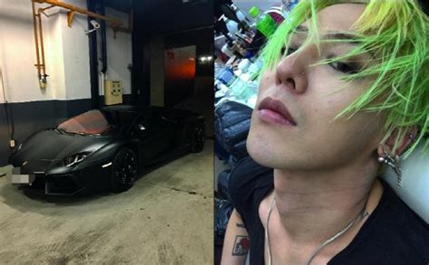G Dragon Says Follow Me If You Can While Showing Off Luxury Car