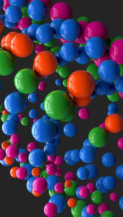 Digital 3d Abstract Balls Wallpapers Download Mobcup