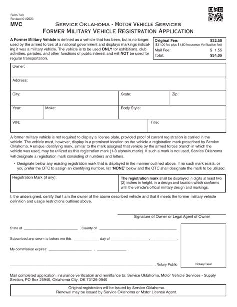 Form 740 Fill Out Sign Online And Download Fillable Pdf Oklahoma