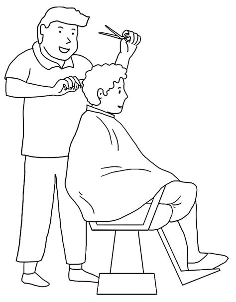 43 Best Ideas For Coloring Barber Coloring Pages
