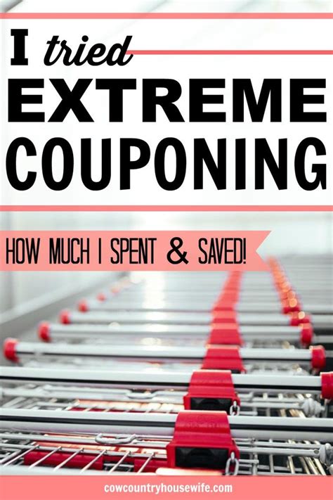 I Tried Extreme Couponing For A Month How Much I Spent And Saved Extreme Couponing Couponing