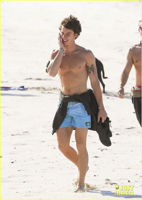 Shawn Mendes Strips Shirtless For A Day At The Beach Photo 4382420 Shirtless Pictures Just