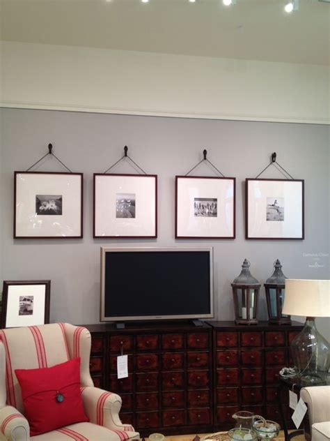 Your canvas will hang flush to the wall for a professional look. Pottery Barn Oversized picture frames Maybe over the tv in ...